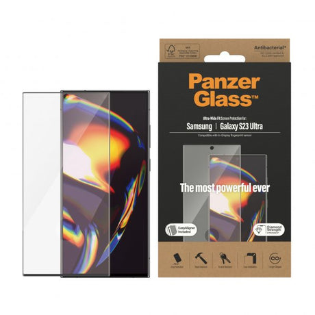 PanzerGlass Samsung Galaxy S23 Ultra Skjermbeskytter Ultra-Wide Fit EasyAligner