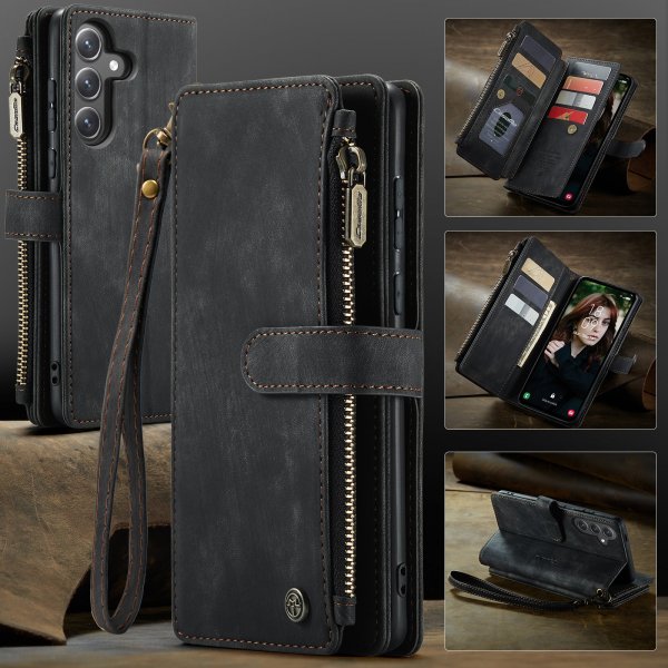 CaseMe Samsung Galaxy S24 FE Etui C30 Series Svart