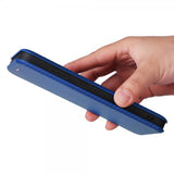 Samsung Galaxy S24 FE Etui Karbonfibertekstur Blå
