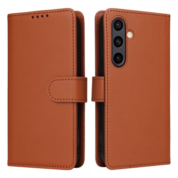 Betopnice Samsung Galaxy S24 FE Etui Avtagbart Deksel 005 Brun