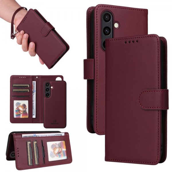 Betopnice Samsung Galaxy S24 FE Etui Avtagbart Deksel 005 Rød