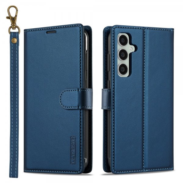 Lc.Imeeke Samsung Galaxy S24 FE Etui Avtagbart Deksel L2 Series MagSafe Blå