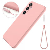 Samsung Galaxy S24 FE Deksel med Stropp Silikon Rosa