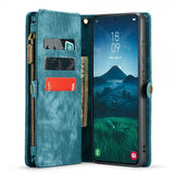 CaseMe Samsung Galaxy S24 Etui 008 Series Avtakbart Deksel Blå