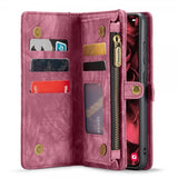 CaseMe Samsung Galaxy S24 Etui 008 Series Avtakbart Deksel Rød