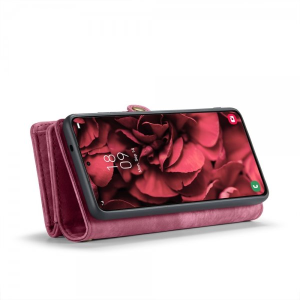 CaseMe Samsung Galaxy S24 Etui 008 Series Avtakbart Deksel Rød