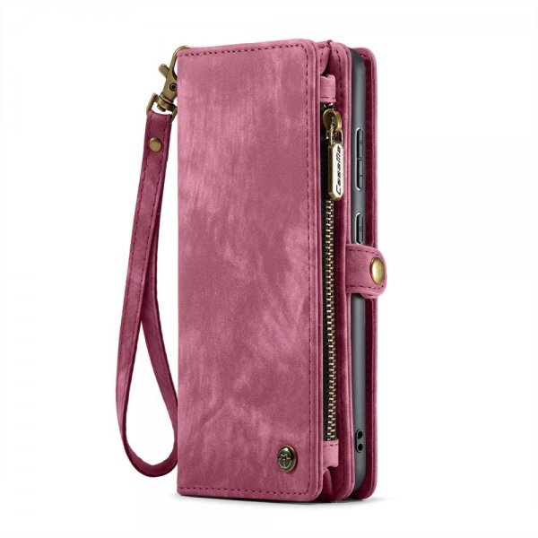 CaseMe Samsung Galaxy S24 Etui 008 Series Avtakbart Deksel Rød