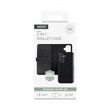 Xqisit Samsung Galaxy S24 Etui 2-in-1 Wallet Case Svart