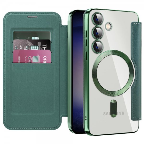 Samsung Galaxy S24 Etui MagSafe Sølv