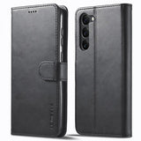 Lc.Imeeke Samsung Galaxy S24 Etui med Kortlomme stativfunksjon Svart