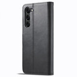 Lc.Imeeke Samsung Galaxy S24 Etui med Kortlomme stativfunksjon Svart