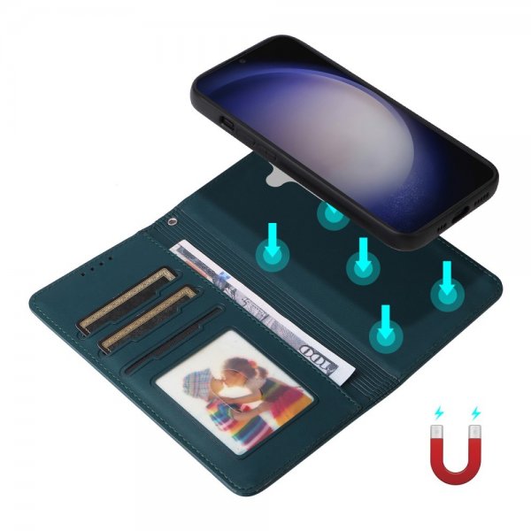 Betopnice Samsung Galaxy S24 Etui Avtagbart Deksel 005 Blå
