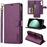 Lc.Imeeke Samsung Galaxy S24 Etui Avtagbart Deksel L2 Series MagSafe Lilla