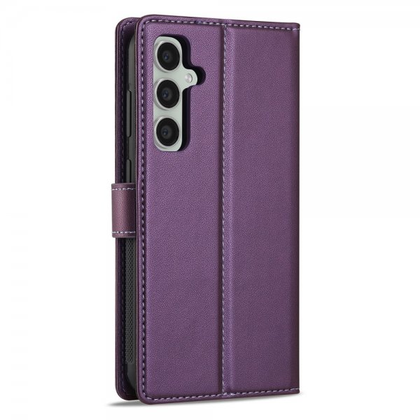Lc.Imeeke Samsung Galaxy S24 Etui Avtagbart Deksel L2 Series MagSafe Lilla