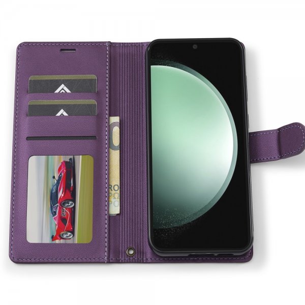 Lc.Imeeke Samsung Galaxy S24 Etui Avtagbart Deksel L2 Series MagSafe Lilla