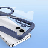 Dux Ducis Samsung Galaxy S24 Etui Skin X Pro Series Kickstand MagSafe Blå
