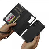 Nordic Covers Samsung Galaxy S24/Galaxy S25 Etui med avtakbart MagSafe-deksel Raven Black