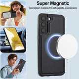 Nordic Covers Samsung Galaxy S24/Galaxy S25 Etui med avtakbart MagSafe-deksel Raven Black