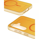 Ideal of Sweden Samsung Galaxy S24/Galaxy S25 Deksel Clear Case MagSafe Orange Spritz