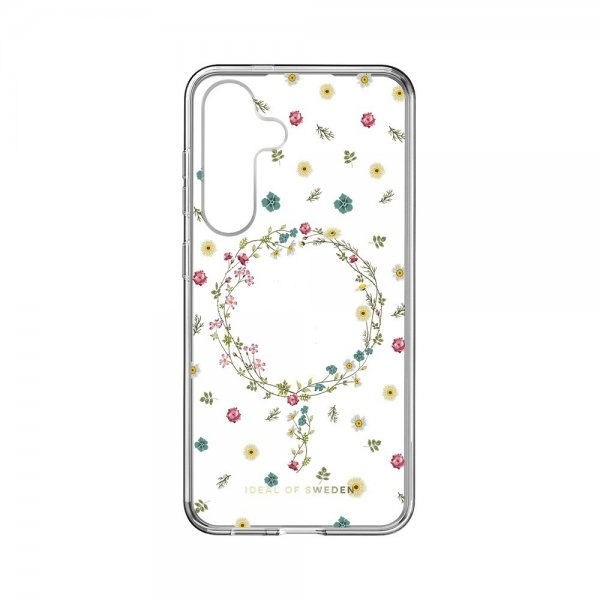 Ideal of Sweden Samsung Galaxy S24/Galaxy S25 Deksel Clear Case MagSafe Petite Floral