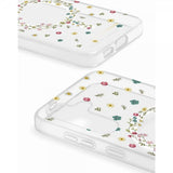 Ideal of Sweden Samsung Galaxy S24/Galaxy S25 Deksel Clear Case MagSafe Petite Floral