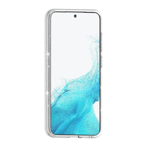 Samsung Galaxy S24 Deksel Glitter MagSafe Transparent