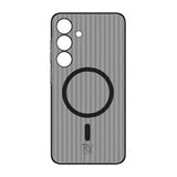 Rvelon Samsung Galaxy S24 Deksel Korrugerte MagSafe Svart