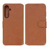 Rvelon Samsung Galaxy S24 Etui Detachable Wallet Case Brun
