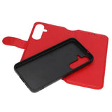 Rvelon Samsung Galaxy S24 Etui Detachable Wallet Case Rød
