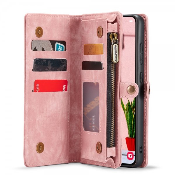 CaseMe Samsung Galaxy S24 Plus Etui 008 Series Avtakbart Deksel Rosa
