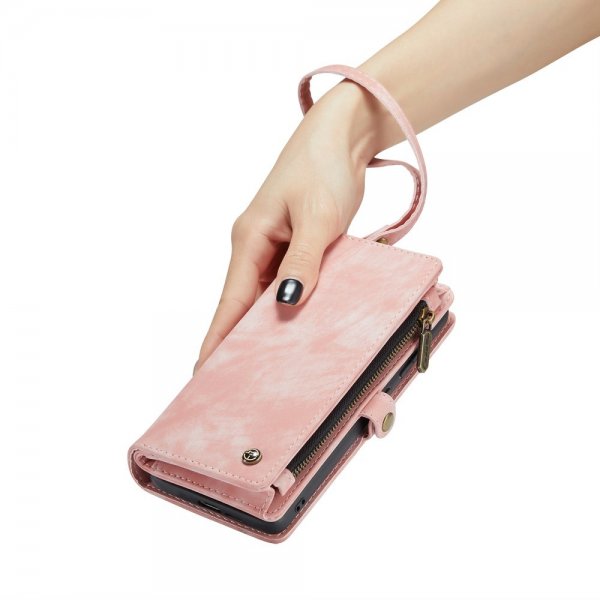 CaseMe Samsung Galaxy S24 Plus Etui 008 Series Avtakbart Deksel Rosa