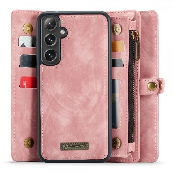 CaseMe Samsung Galaxy S24 Plus Etui 008 Series Avtakbart Deksel Rosa