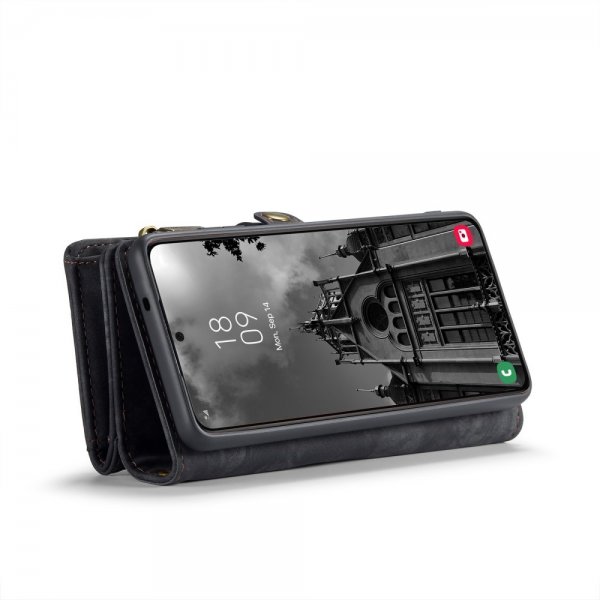 CaseMe Samsung Galaxy S24 Plus Etui 008 Series Avtakbart Deksel Svart