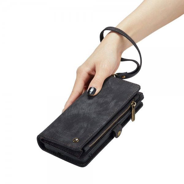CaseMe Samsung Galaxy S24 Plus Etui 008 Series Avtakbart Deksel Svart