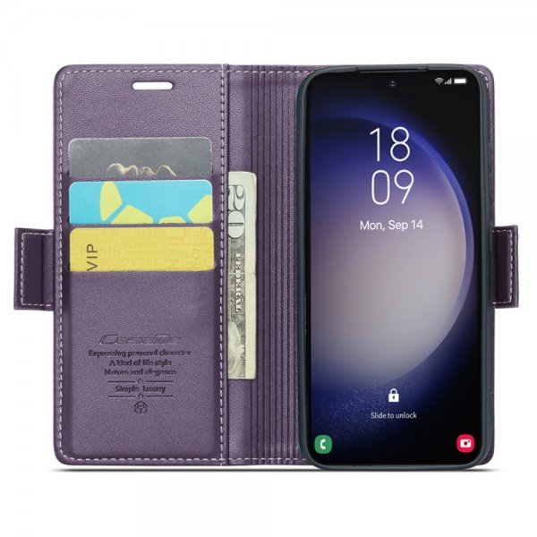 CaseMe Samsung Galaxy S24 Plus Etui 023 Series Lilla