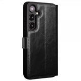 Qialino Samsung Galaxy S24 Plus Etui Ekte Skinn Svart