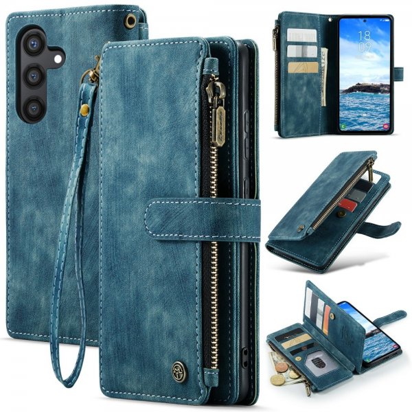 CaseMe Samsung Galaxy S24 Plus Etui C30 Series Blå
