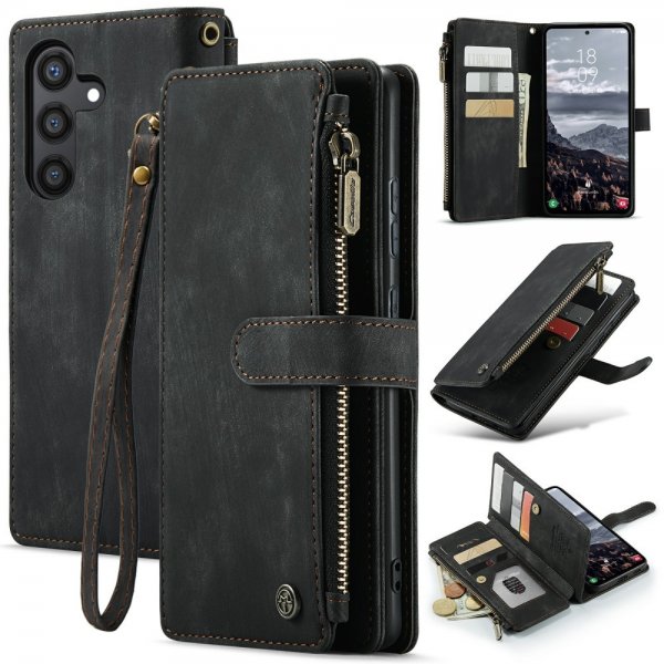CaseMe Samsung Galaxy S24 Plus Etui C30 Series Svart