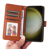 Betopnice Samsung Galaxy S24 Plus Etui Avtagbart Deksel 005 Brun