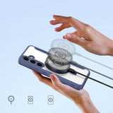 Dux Ducis Samsung Galaxy S24 Plus Etui Skin X Pro Series Kickstand MagSafe Blå