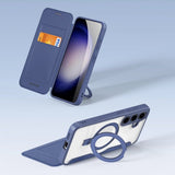 Dux Ducis Samsung Galaxy S24 Plus Etui Skin X Pro Series Kickstand MagSafe Blå