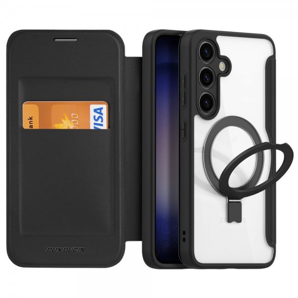 Dux Ducis Samsung Galaxy S24 Plus Etui Skin X Pro Series Kickstand MagSafe Svart