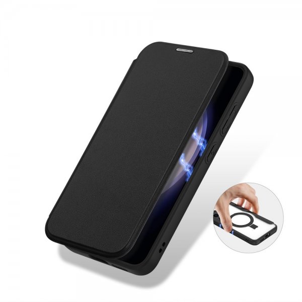 Dux Ducis Samsung Galaxy S24 Plus Etui Skin X Pro Series Kickstand MagSafe Svart