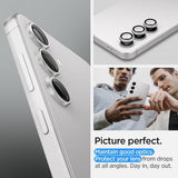 Spigen Samsung Galaxy S24 Plus Kamerabeskytter GLAS.tR EZ Fit Optik Pro 2-pakning Grå