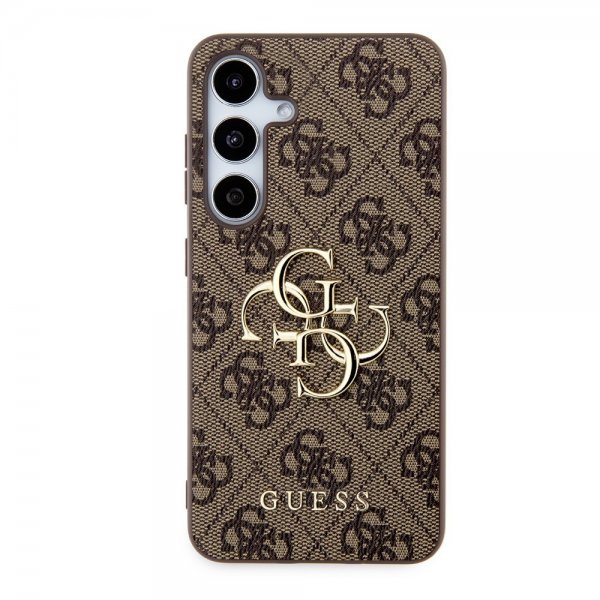 Guess Samsung Galaxy S24 Plus 4G Metal Logo Brun