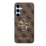 Guess Samsung Galaxy S24 Plus 4G Metal Logo Brun