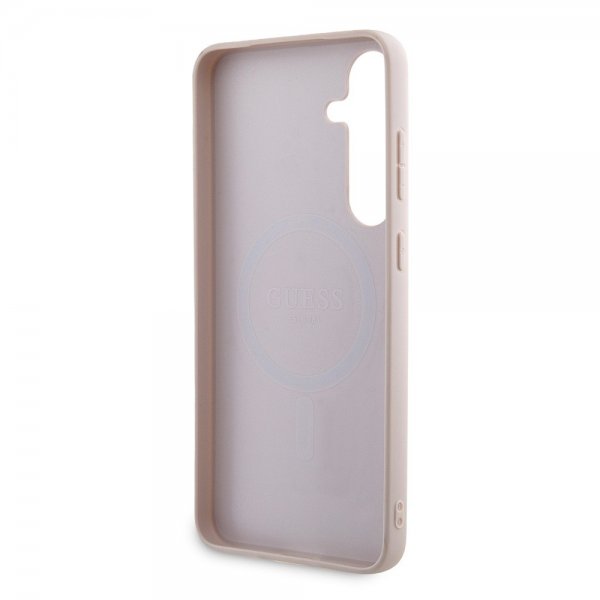 Guess Samsung Galaxy S24 Plus 4G Metal Logo Rosa