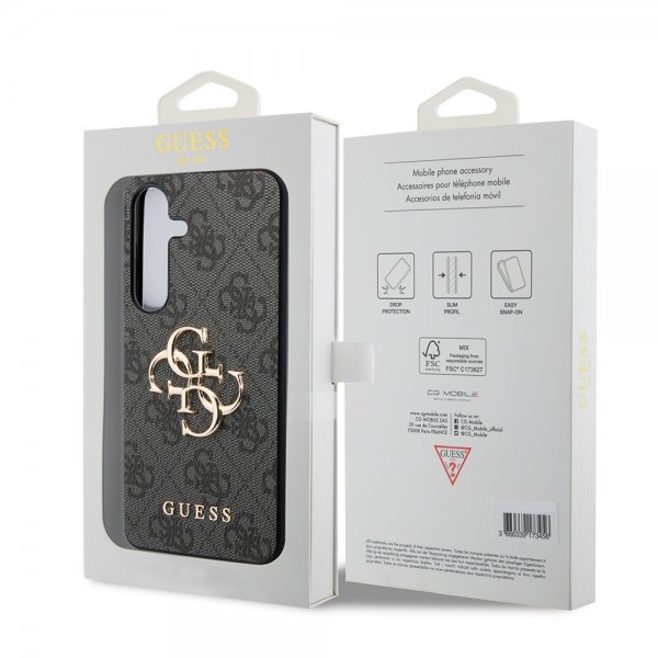 Guess Samsung Galaxy S24 Plus 4G Metal Logo Svart