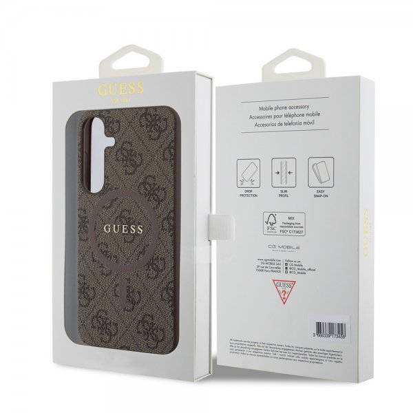 Guess Samsung Galaxy S24 Plus 4G Pattern MagSafe Brun
