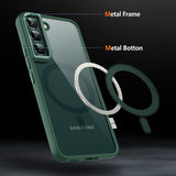 Samsung Galaxy S24 Plus Deksel Farget Kant MagSafe Grønn